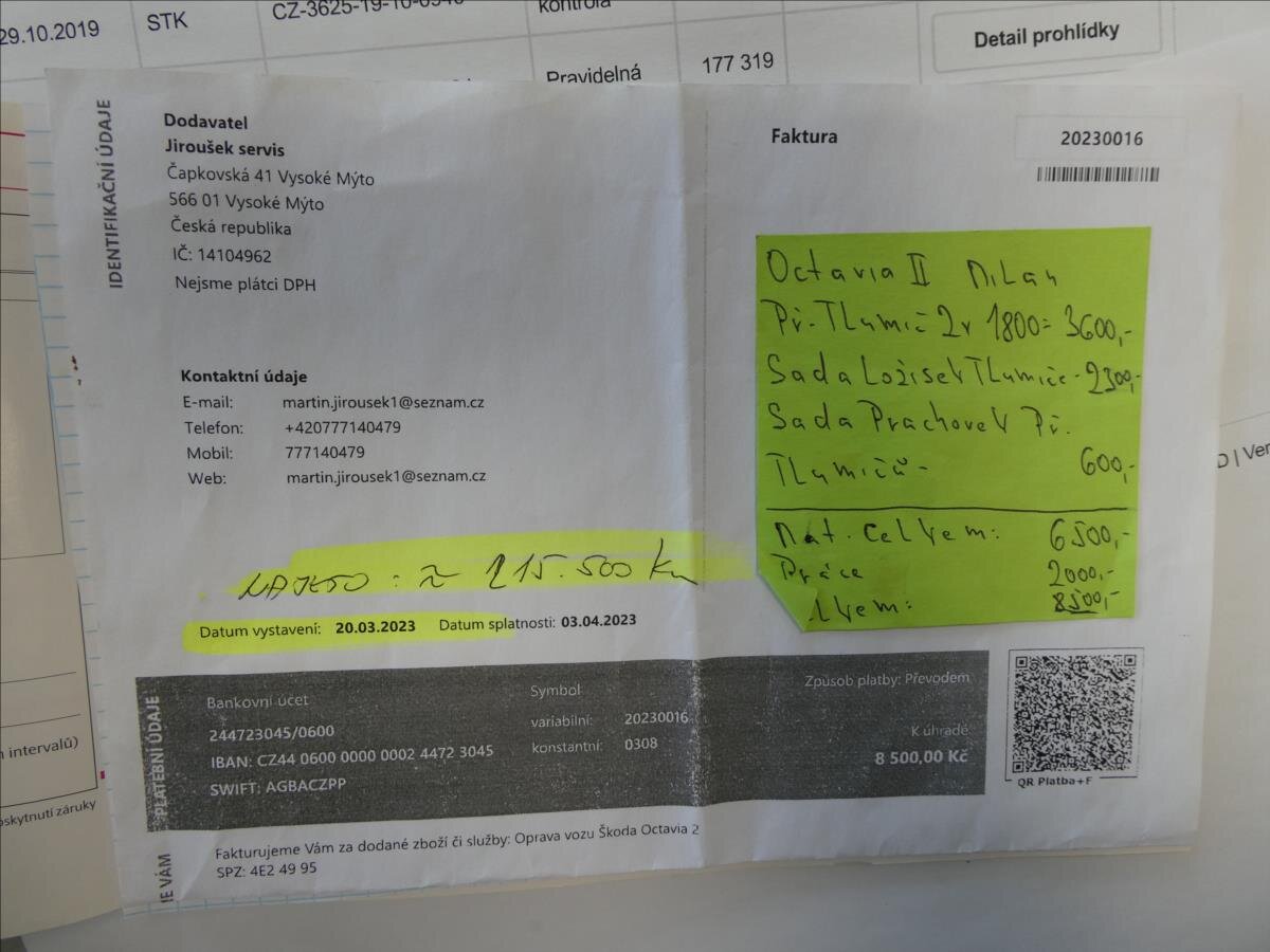 Škoda Octavia Kombi 1,2 l 77 kw