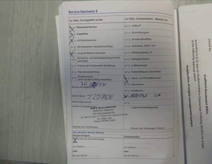 Volkswagen Golf Kombi 1,6 l 81 kw