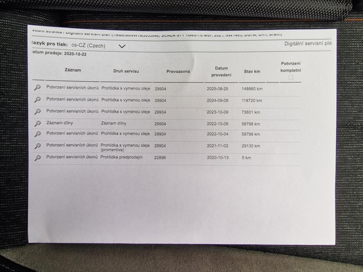 Škoda Scala Hatchback 1,6 l 85 kw