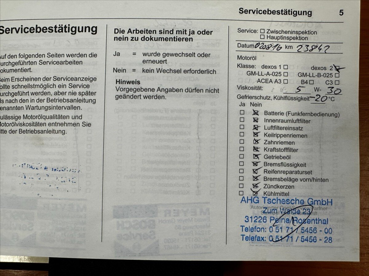 Opel Astra Hatchback 1,6 l 85 kw