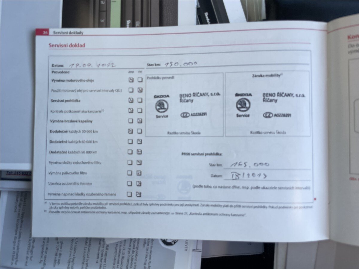 Škoda Octavia Sedan / Limuzína 1,9 l 77 kw