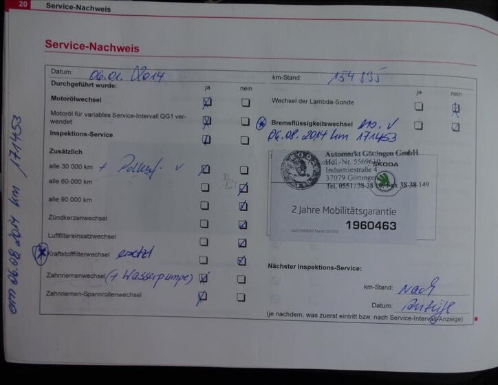 Škoda Octavia Kombi 2,0 l 103 kw