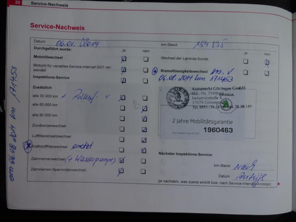 Škoda Octavia Kombi 2,0 l 103 kw