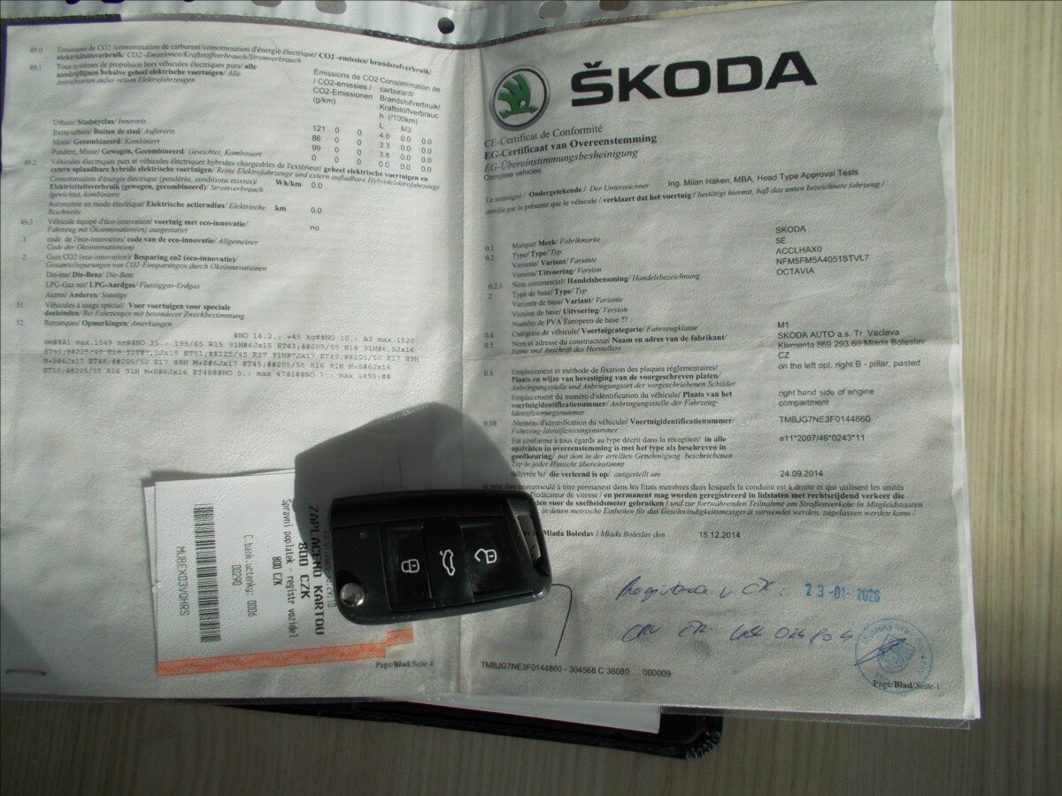 Škoda Octavia Kombi 1,6 l 77 kw