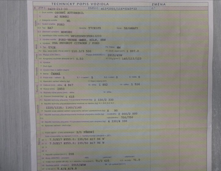 Ford Mondeo Kombi 2,0 l 110 kw