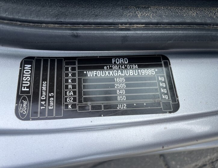 Ford Fusion Kombi 1,4 l 59 kw