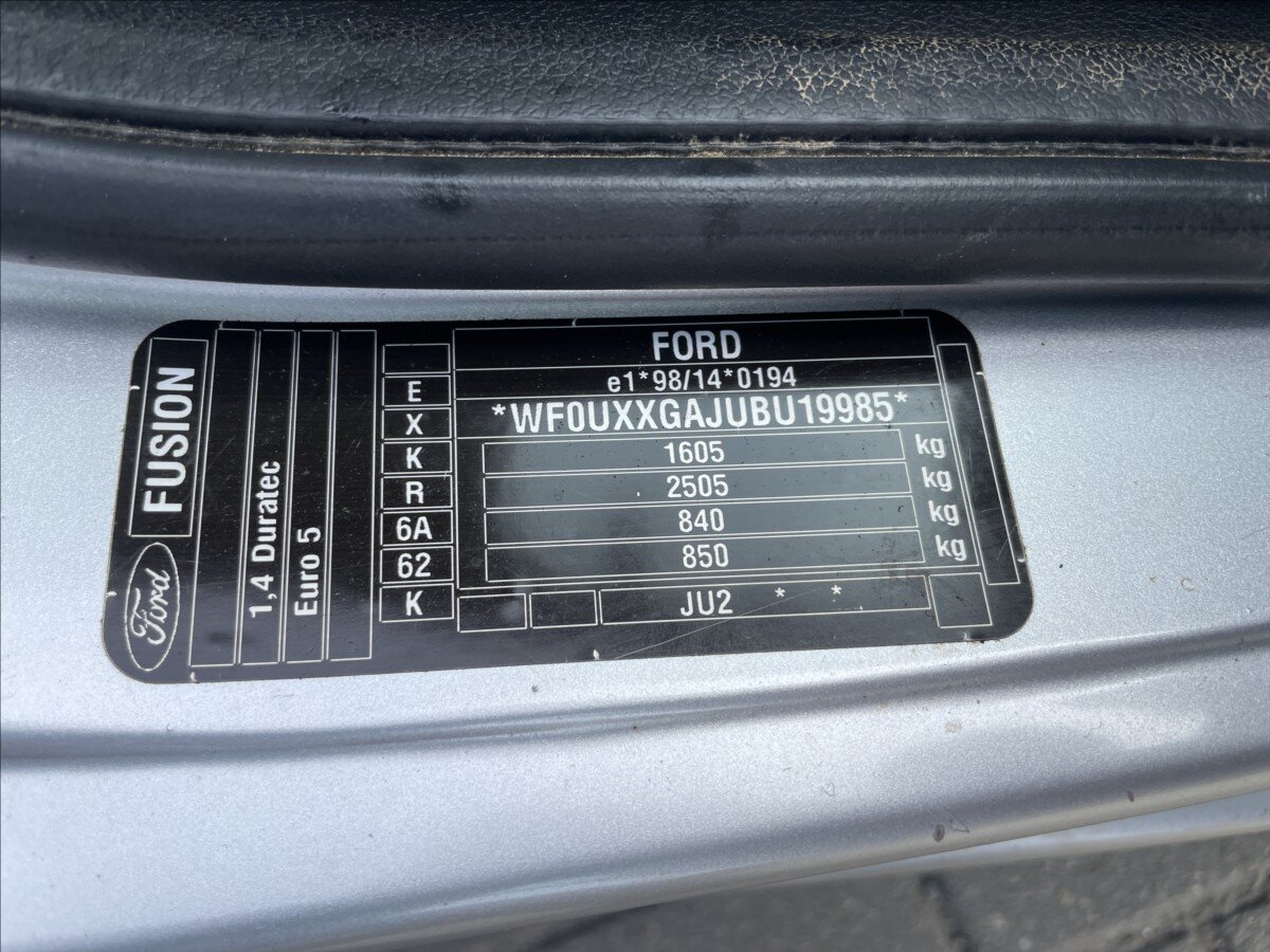 Ford Fusion Kombi 1,4 l 59 kw