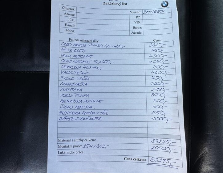 BMW Řada 6 Kabriolet 4,8 l 270 kw