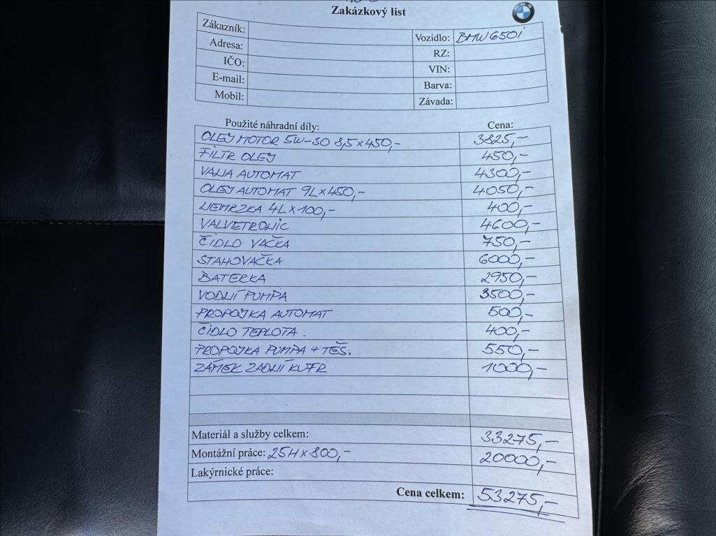 BMW Řada 6 Kabriolet 4,8 l 270 kw