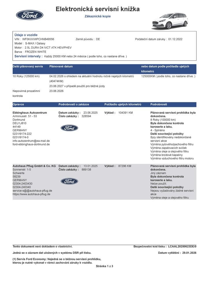 Ford Galaxy MPV 2,5 l 140 kw