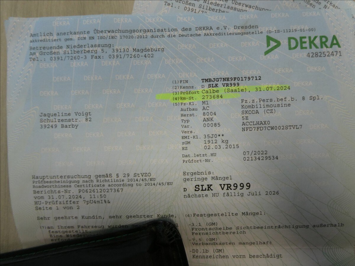 Škoda Octavia Kombi 1,6 l 77 kw