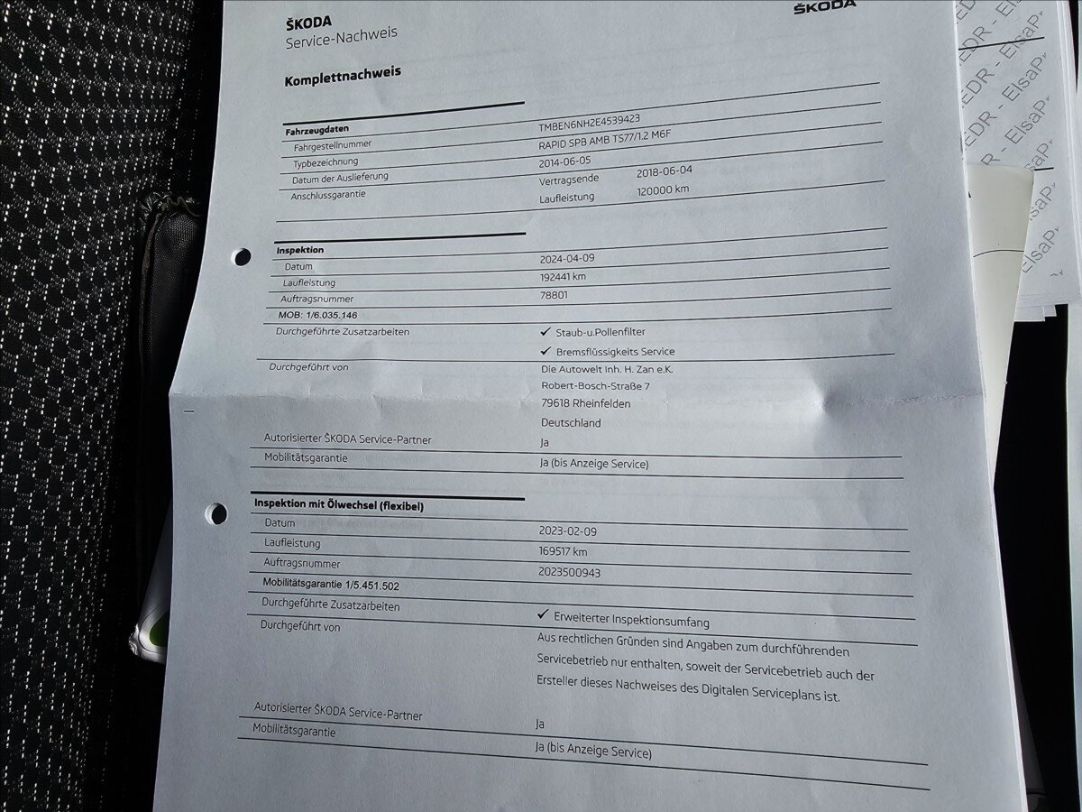 Škoda Rapid Hatchback 1,2 l 77 kw