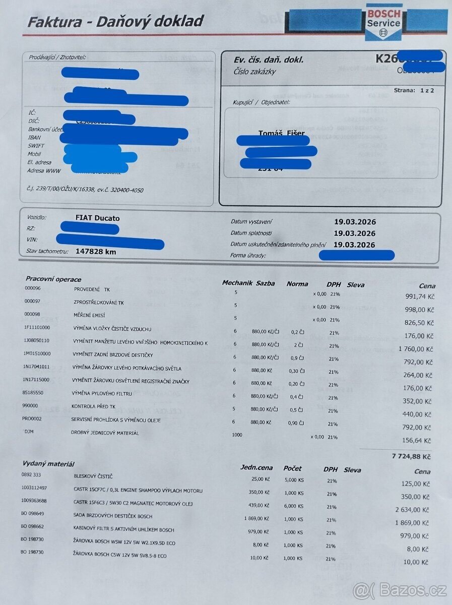 Fiat Ducato VAN / Minibus 0,0 0