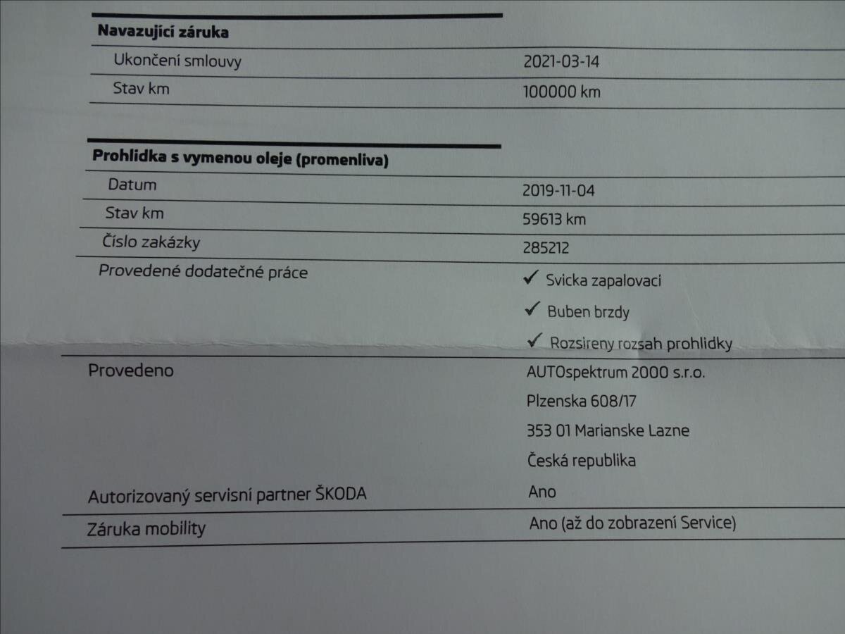 Škoda Rapid Sedan / Limuzína 1,2 l 66 kw