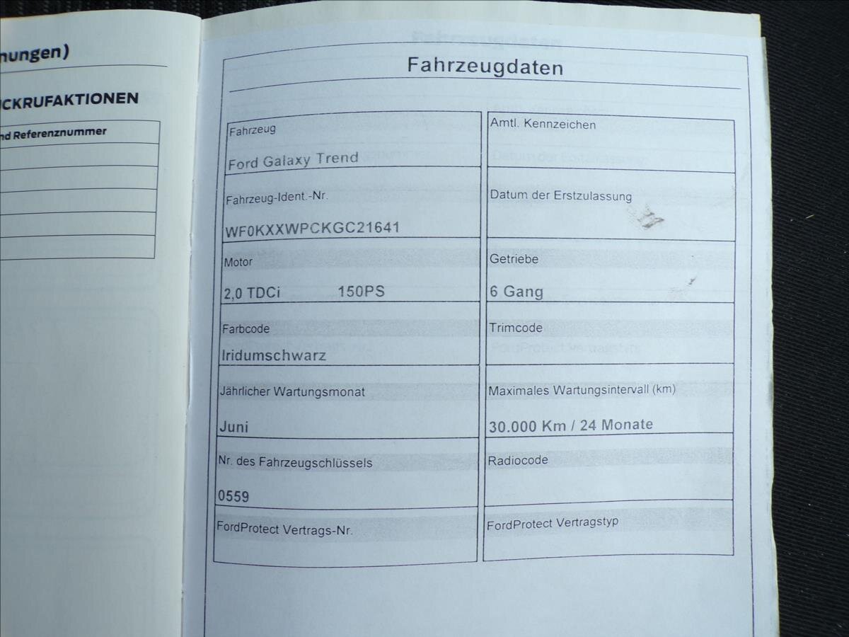 Ford Galaxy Kombi 2,0 l 110 kw