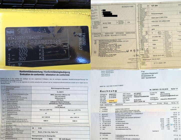 Seat Leon Hatchback 2,0 l 185 kw