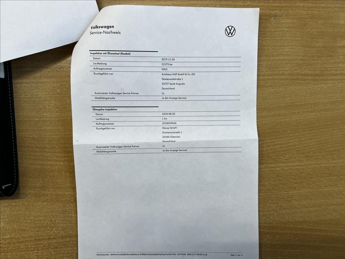 Volkswagen Touran Kombi 1,6 l 85 kw