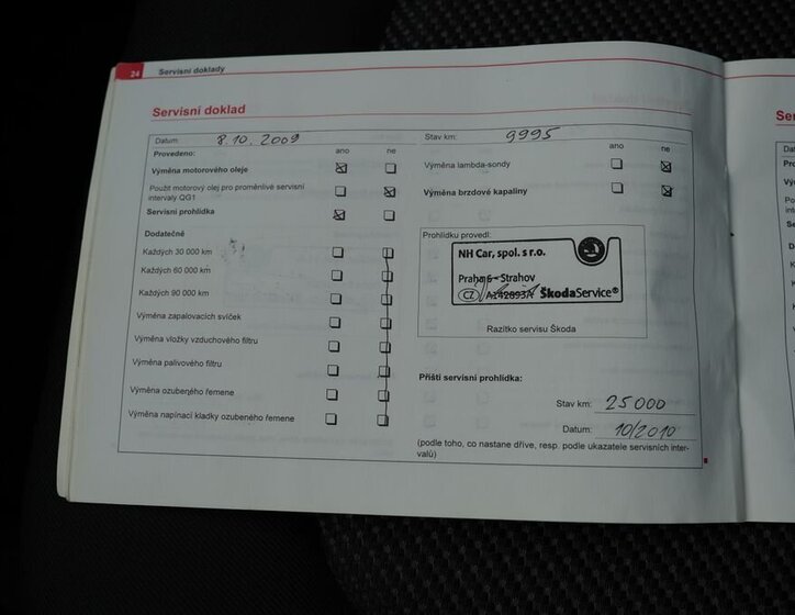 Škoda Fabia Sedan / Limuzína 1,2 l 47 kw