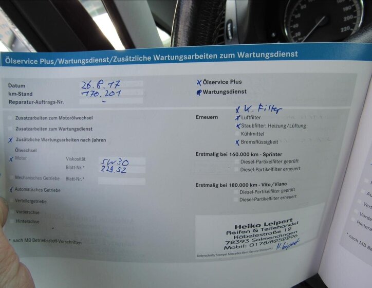 Mercedes-Benz Viano Kombi 3,0 l 150 kw