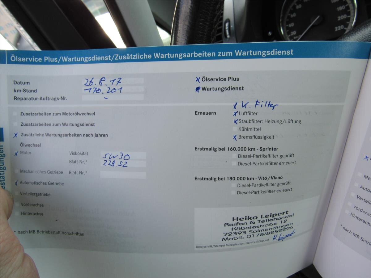 Mercedes-Benz Viano Kombi 3,0 l 150 kw