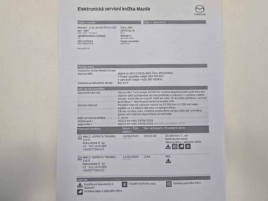 Mazda 3 Hatchback 2,0 l 90 kw