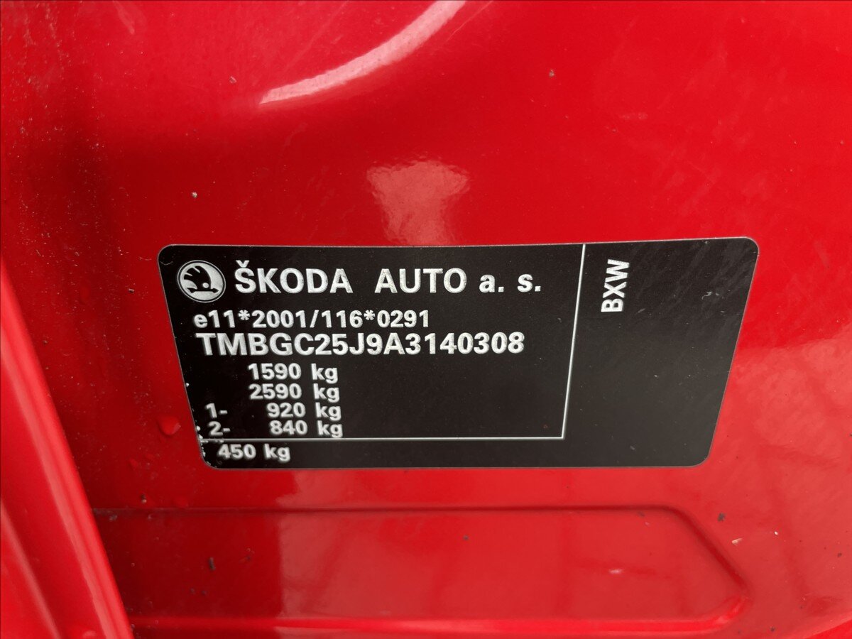 Škoda Fabia Kombi 1,4 l 63 kw