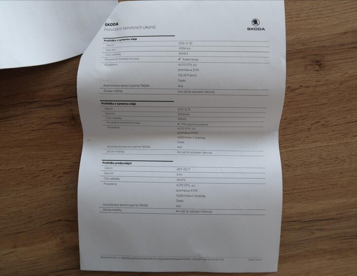 Škoda Rapid Sedan / Limuzína 1,2 l 63 kw