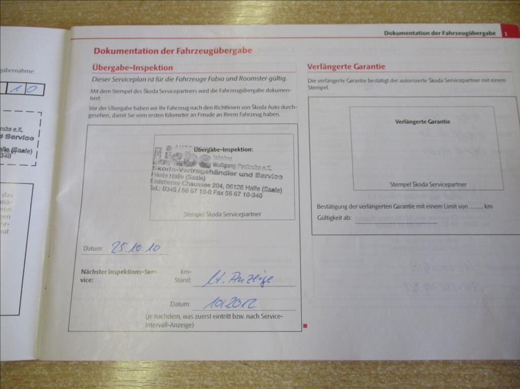 Škoda Fabia Kombi 1,2 l 77 kw