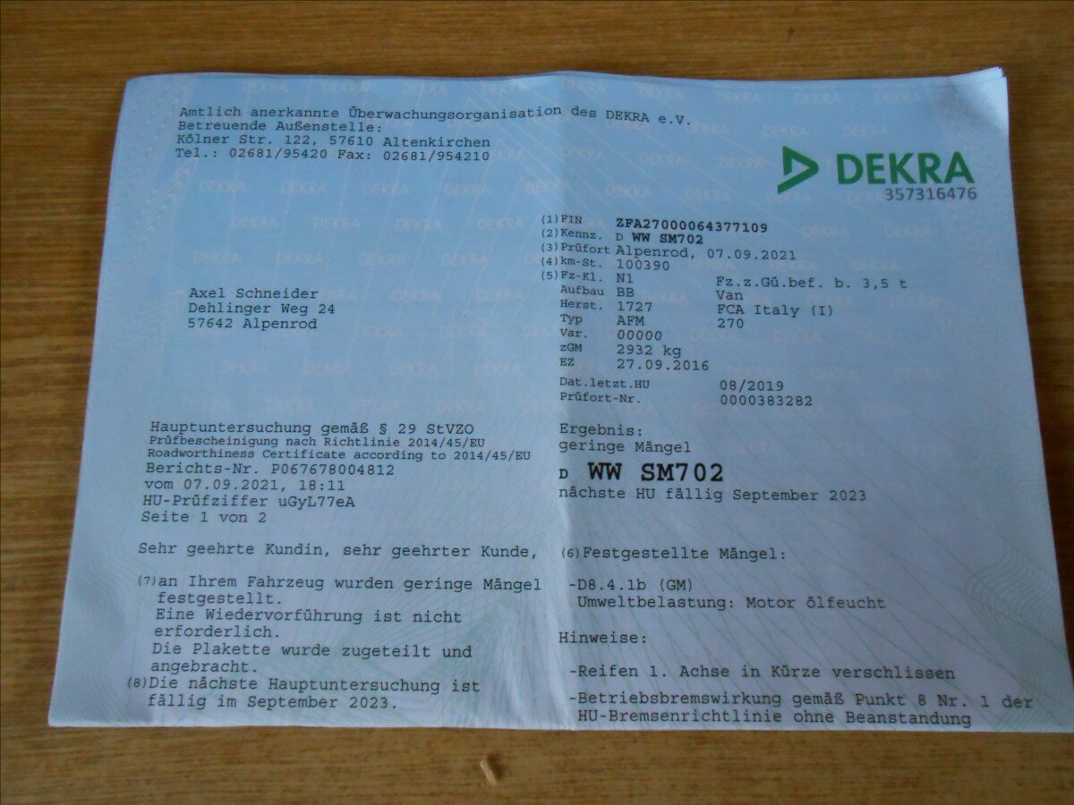 Fiat Scudo Skříň 2,0 l 94 kw