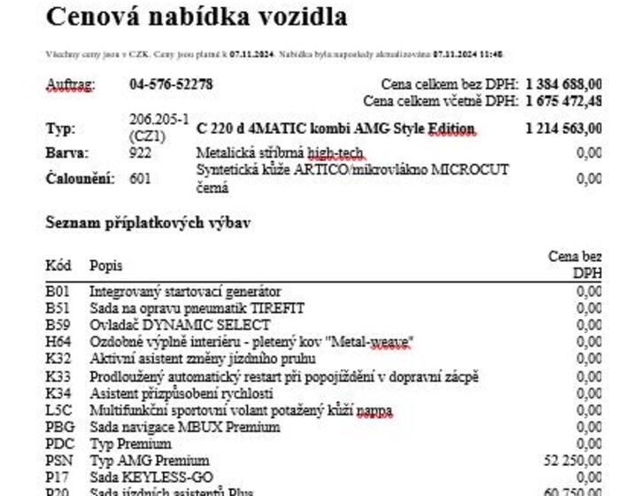 Mercedes-Benz Třídy C 20