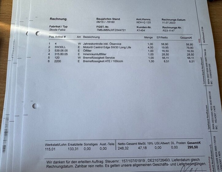 Škoda Fabia Kombi 1,2 l 66 kw