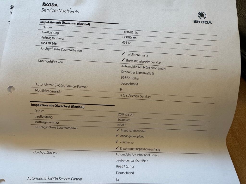 Škoda Octavia Kombi 1,4 l 103 kw