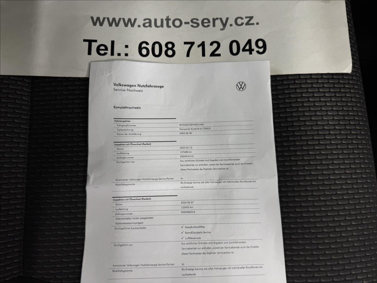 Volkswagen Transporter Ostatní 2,0 l 81 kw