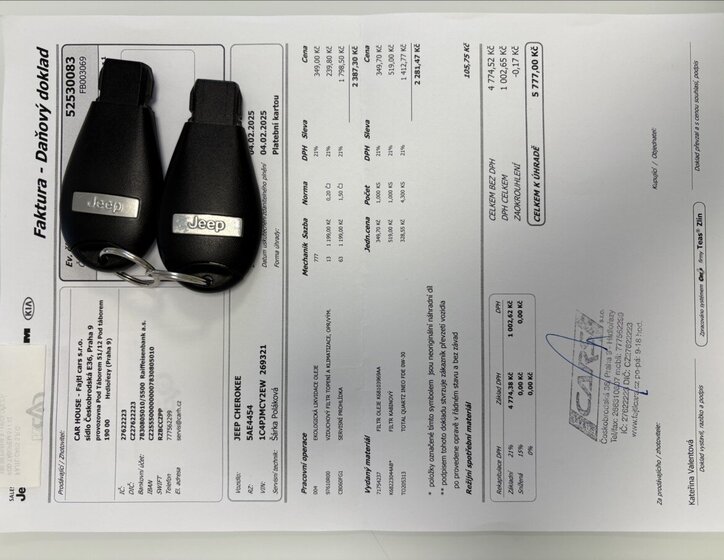 Jeep Cherokee SUV 2,0 l 103 kw