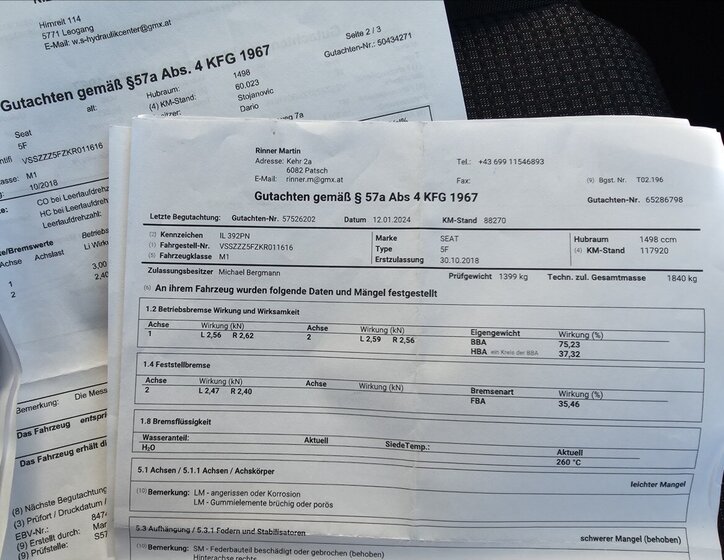 Seat Leon Kombi 1,5 l 96 kw