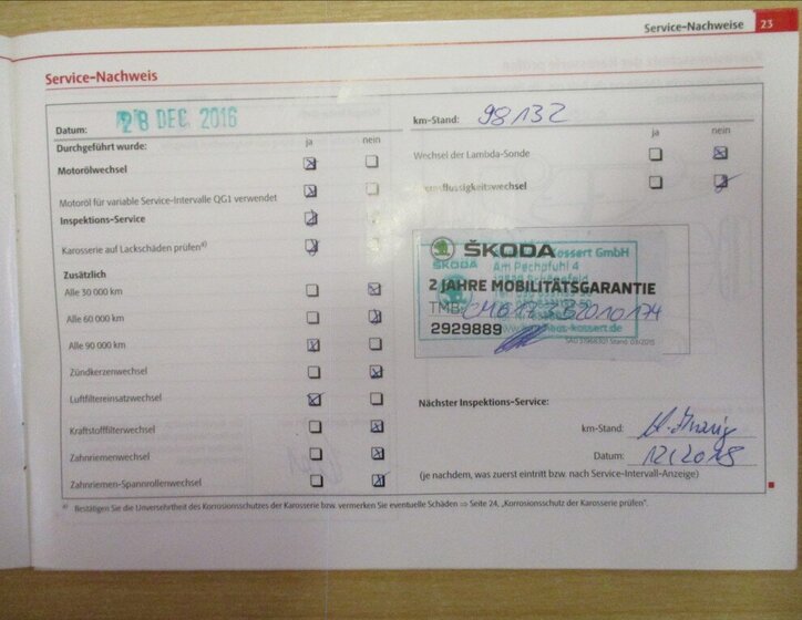 Škoda Octavia Sedan 1,2 l 77 kw