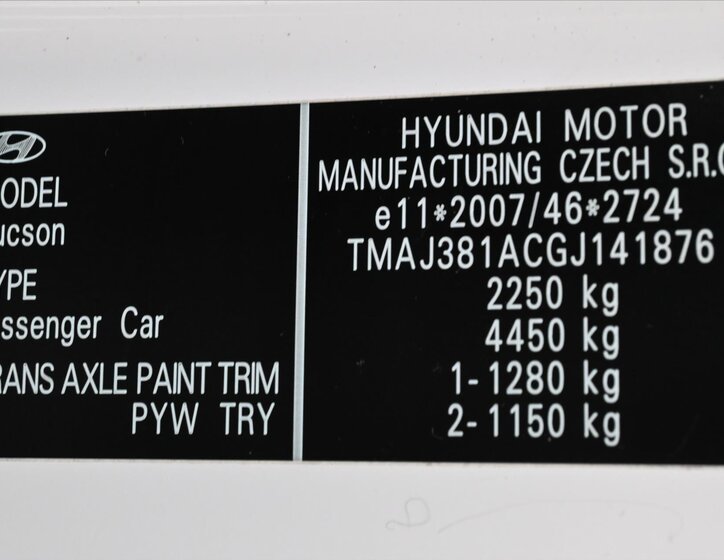 Hyundai Tucson SUV 2,0 l 100 kw