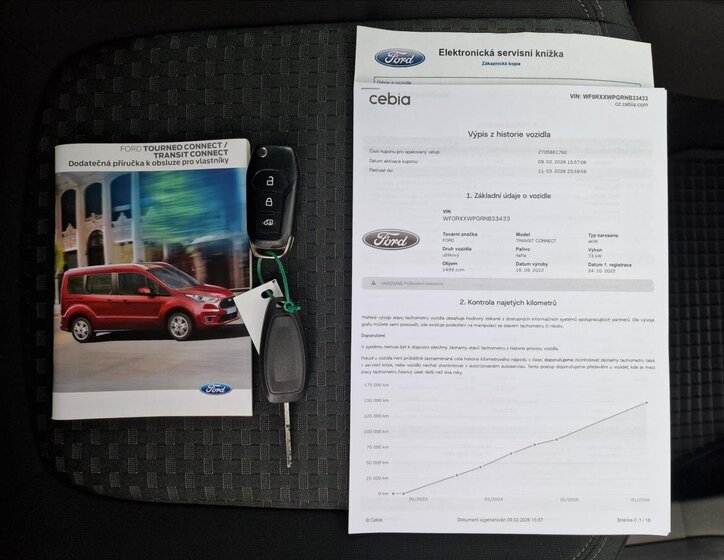 Ford Transit Connect Skříň 1,5 l 74 kw