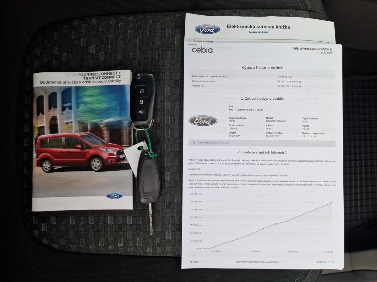 Ford Transit Connect Skříň 1,5 l 74 kw