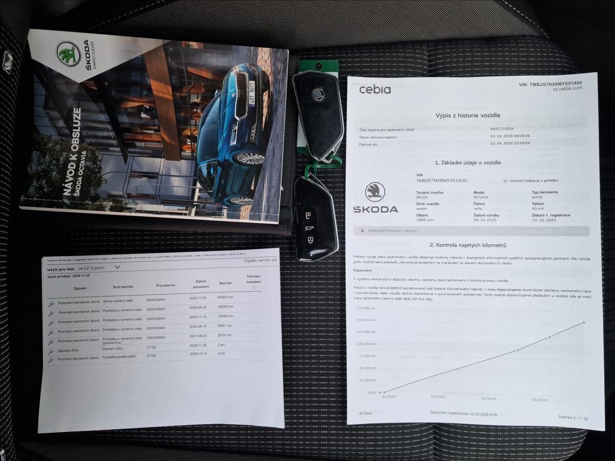 Škoda Octavia Kombi 2,0 l 85 kw
