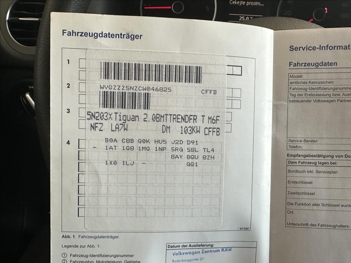 Volkswagen Tiguan SUV / Terénní 2,0 l 103 kw