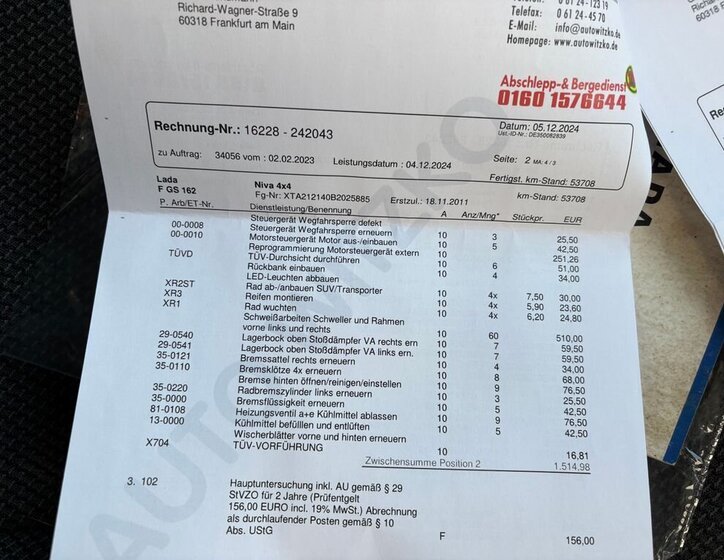 Lada Niva SUV 1,7 l 61 kw