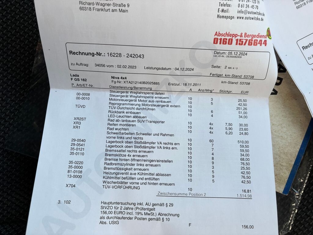 Lada Niva SUV 1,7 l 61 kw