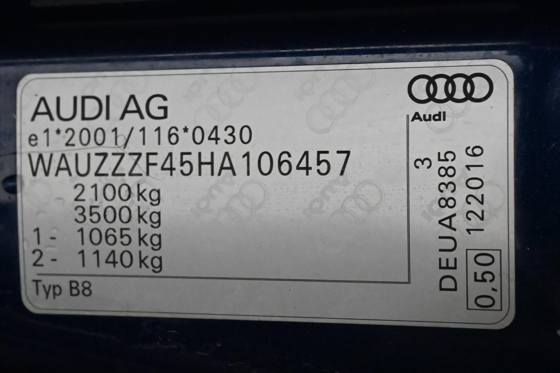 Audi A4 Kombi 110,0 110 kw