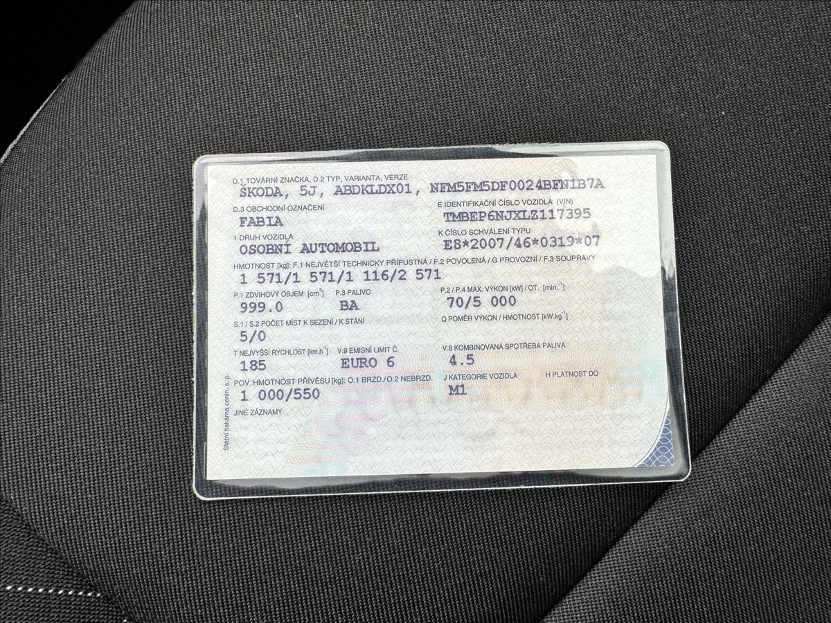 Škoda Fabia Hatchback 999,0 70 kw