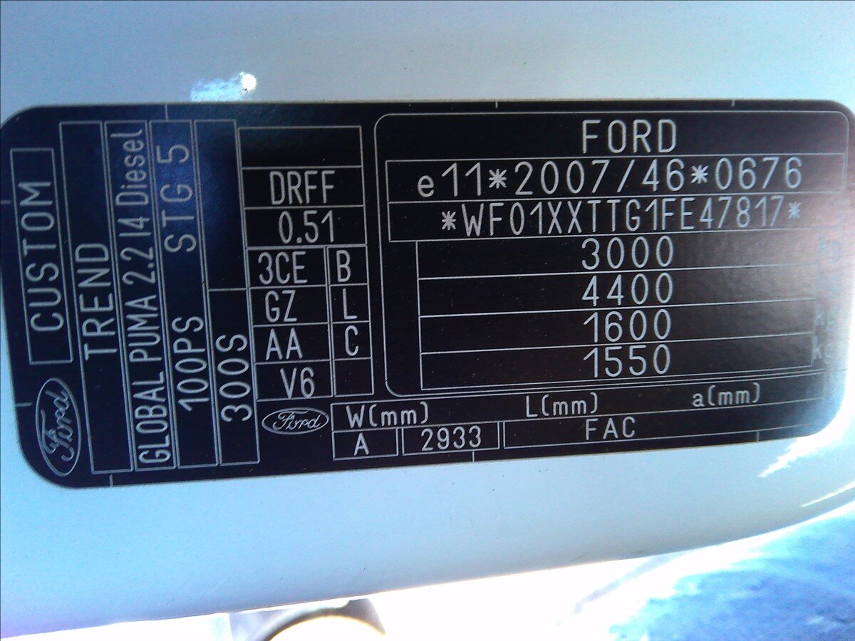 Ford Transit MPV 2,2 l 74 kw