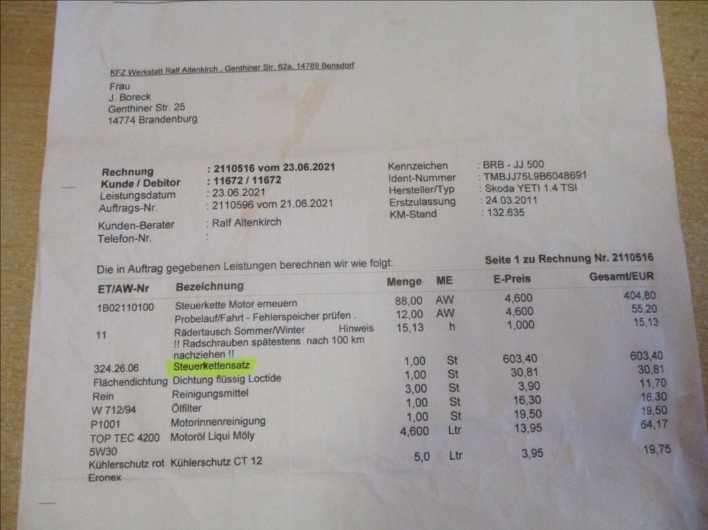 Škoda Yeti SUV 1,4 l 90 kw