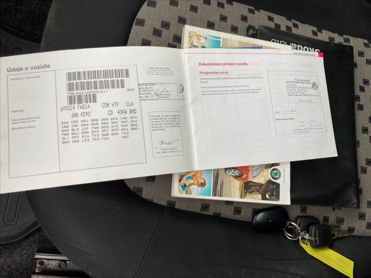 Škoda Fabia Kombi 1,2 l 40 kw