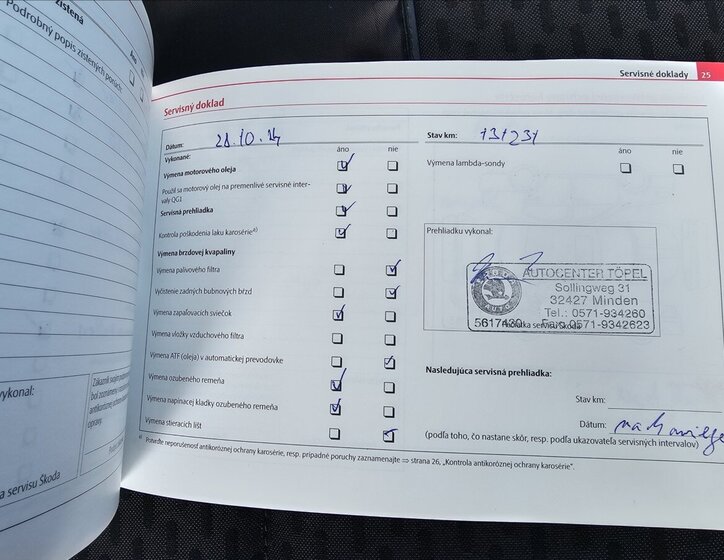 Škoda Fabia Kombi 1,2 l 77 kw