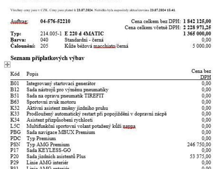 Mercedes-Benz Třídy E 18